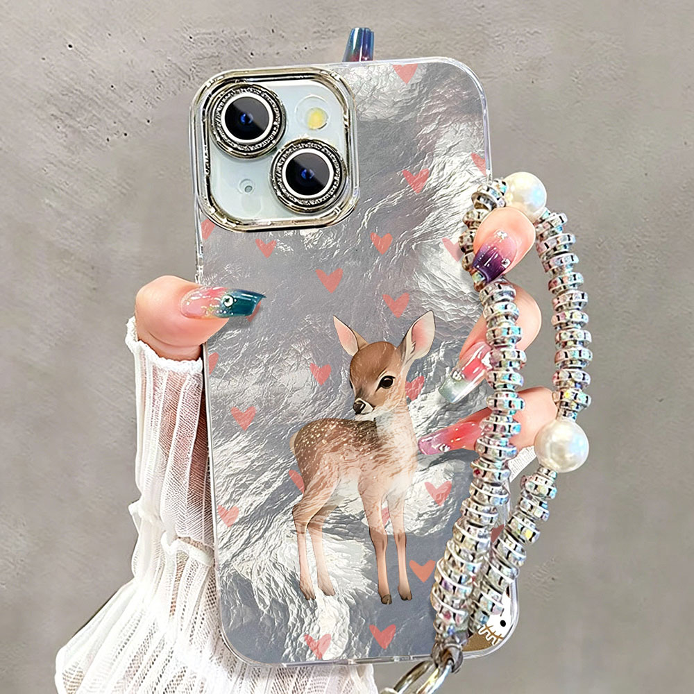 Phone Cases Red Deer - Милый корейский чехол для телефона с
