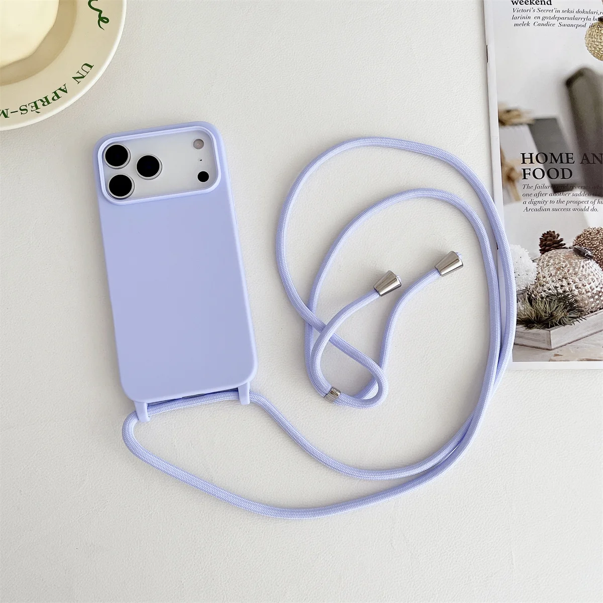 Silicone Liquid Case - Мягкий силиконовый чехол через плечо с