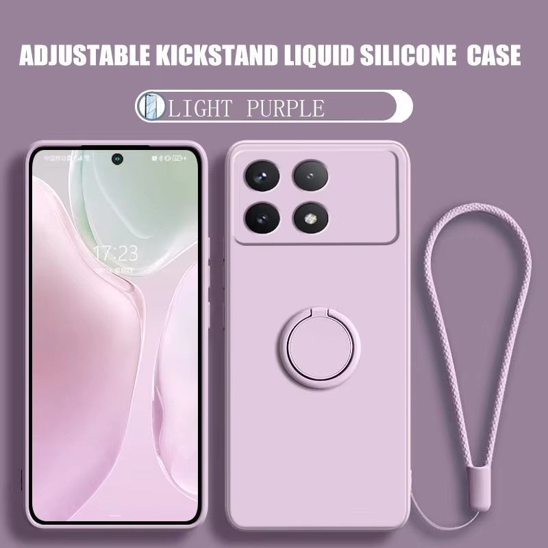 Silicone Liquid Case - Роскошный жидкий силиконовый магнитный держатель-подставка для