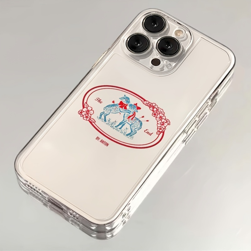 Phone Cases Red Deer - Прозрачный чехол для телефона в старинном