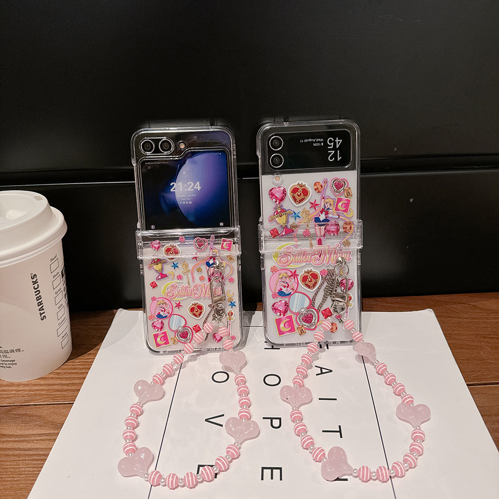 Phone Cases Z Flip 7 - Милый мультяшный чехол для телефона в