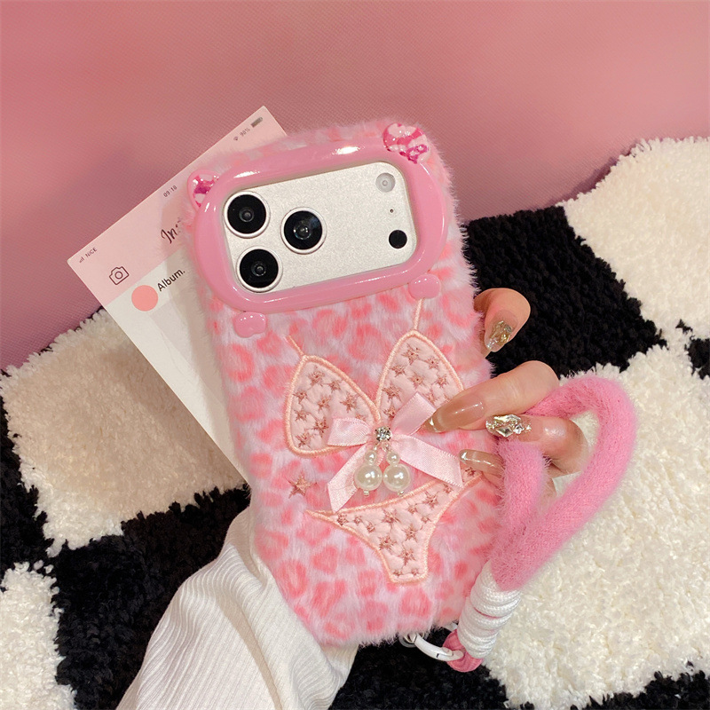 Phone Cases Iphone 16 - Роскошный плюшевый чехол для телефона с
