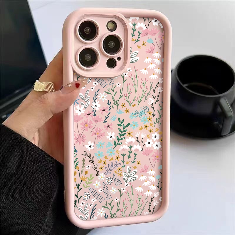 Phone Cases Store - Розовый чехол для iPhone с цветочным