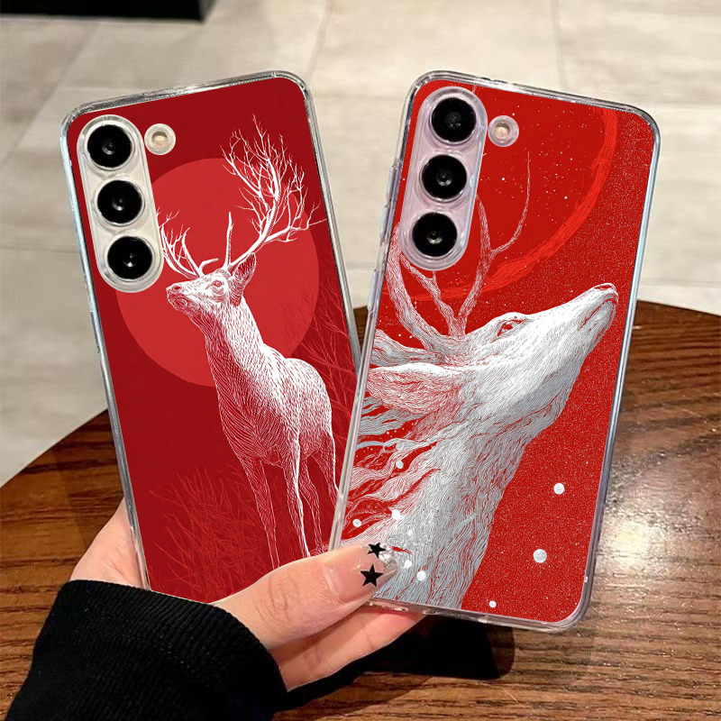 Phone Cases Red Deer - Мягкий чехол из ТПУ для Samsung