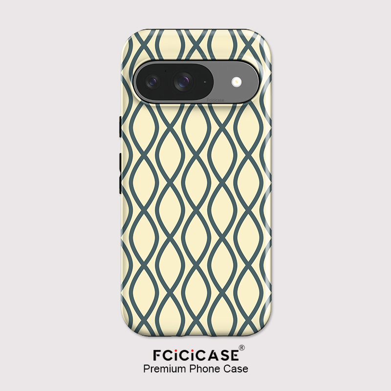 Phone Cases Google Pixel 10 Pro - Чехол Fcicicase с модным полосатым принтом