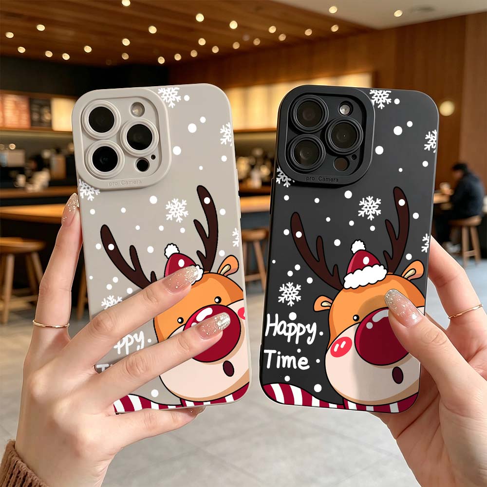 Phone Cases Red Deer - Мультяшный чехол для телефона с красным