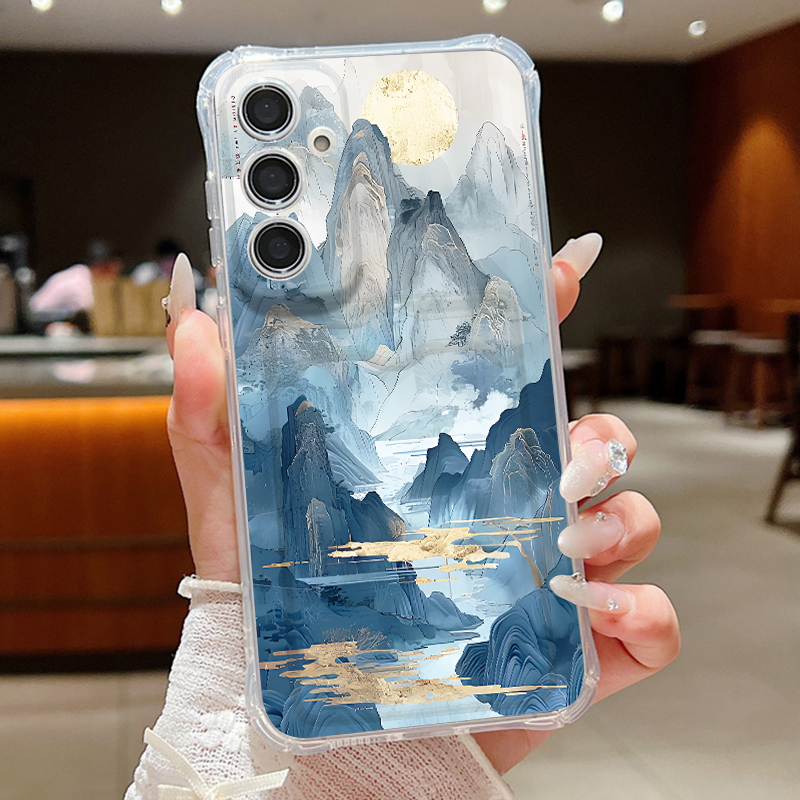 Phone Cases With Wallet - Чехол для телефона с узором горного