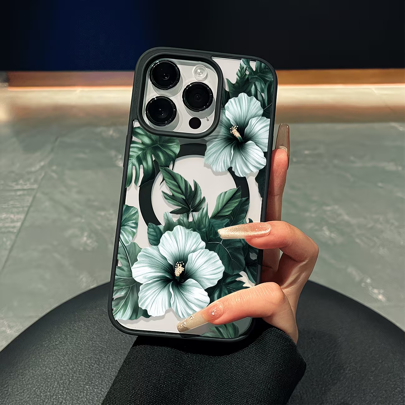 Phone Cases Like Loopy - Зеленый чехол для телефона с цветочным