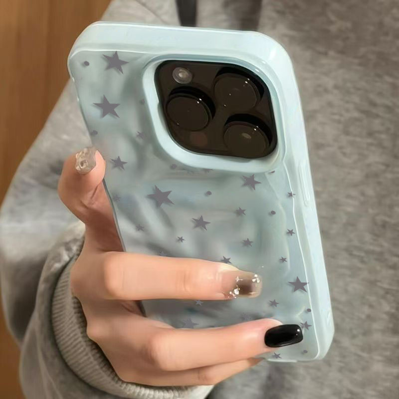 Phone Cases Durable - Минималистичный серо-синий чехол для телефона с