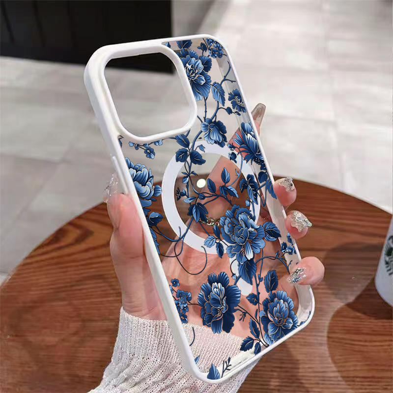 Роскошный винтажный синий чехо – обзор и цена Phone Cases Vintage
