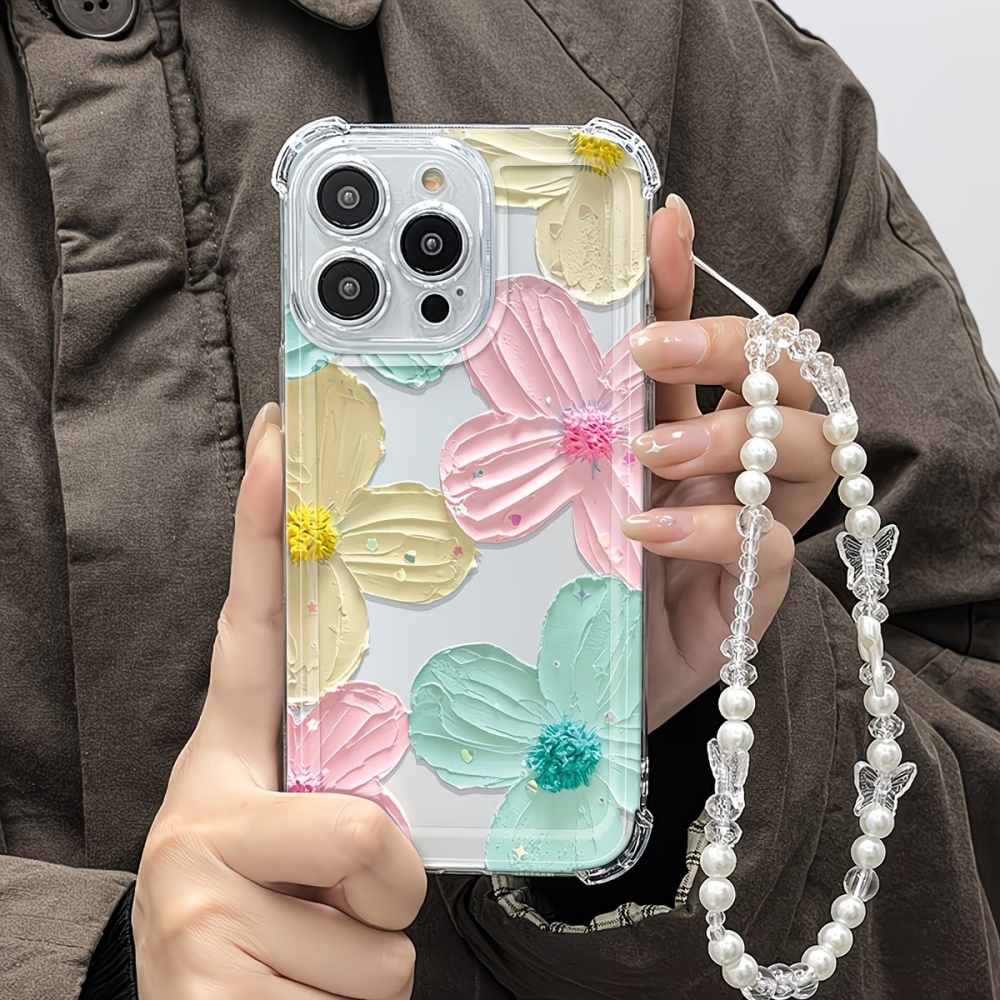 Красочный цветочный прозрачный – обзор и цена Phone Cases Drop Proof
