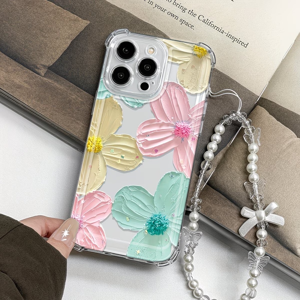 Красочный цветочный прозрачный – обзор и цена Phone Cases Drop Proof