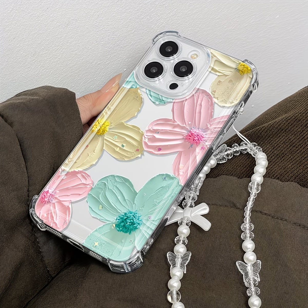Красочный цветочный прозрачный – обзор и цена Phone Cases Drop Proof